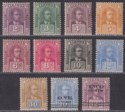 Click for more photos and details Sarawak 1922-23 KGV Sir Charles Vyner Brooke Set Mint SG63-71 cat £55 + Surch