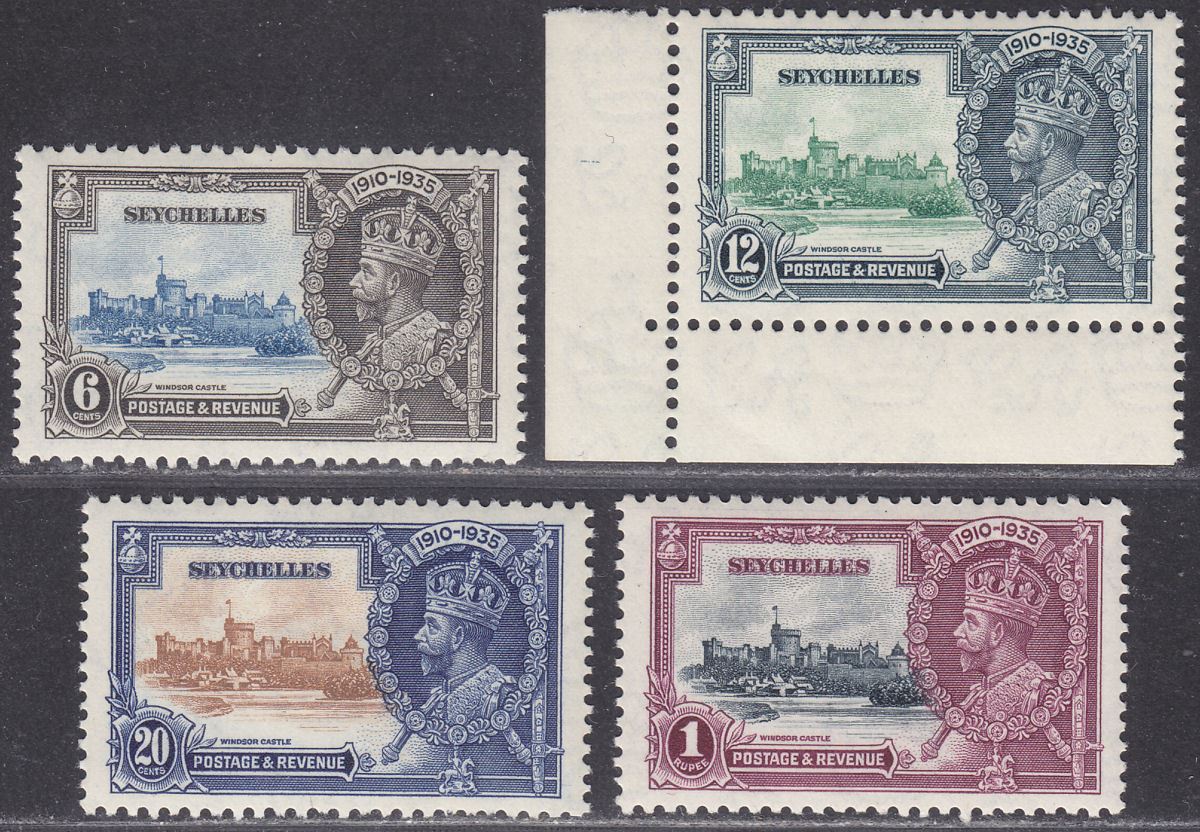 Seychelles 1935 KGV Silver Jubilee Set Mint SG128-131 cat £16