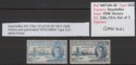 Click for more photos and details Seychelles 1946 KGVI Victory SPECIMEN Perf 9c, 30c Mint SG150s-151s c £95 toned