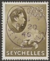 Seychelles 1942 KGVI Tortoise 2r25c Olive Used SG148a