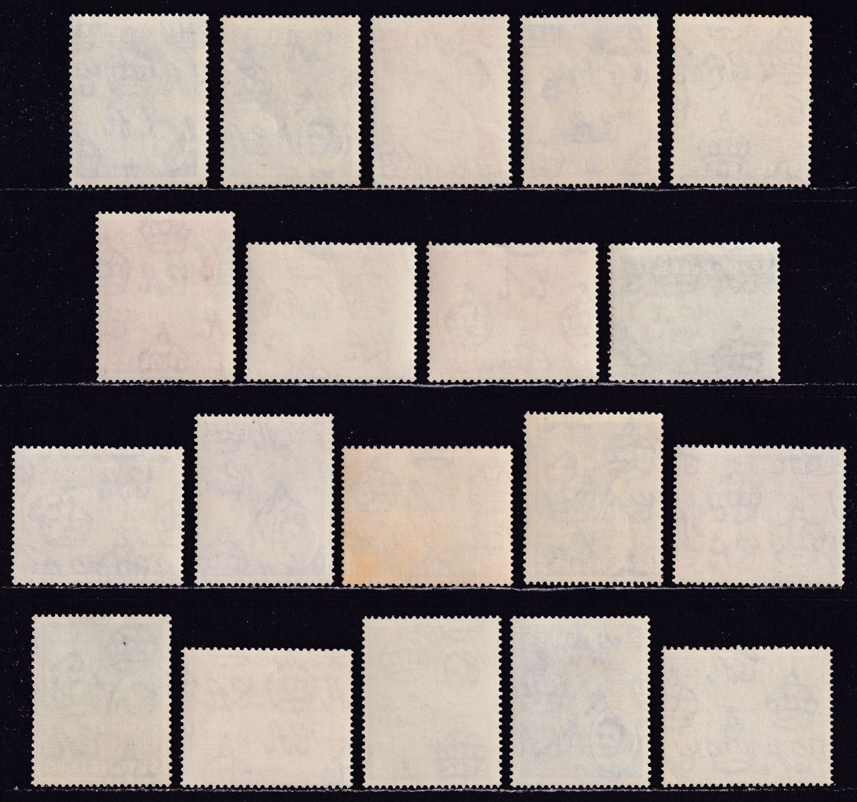 Seychelles 1954 Queen Elizabeth II Set Mint SG174-188 cat £110