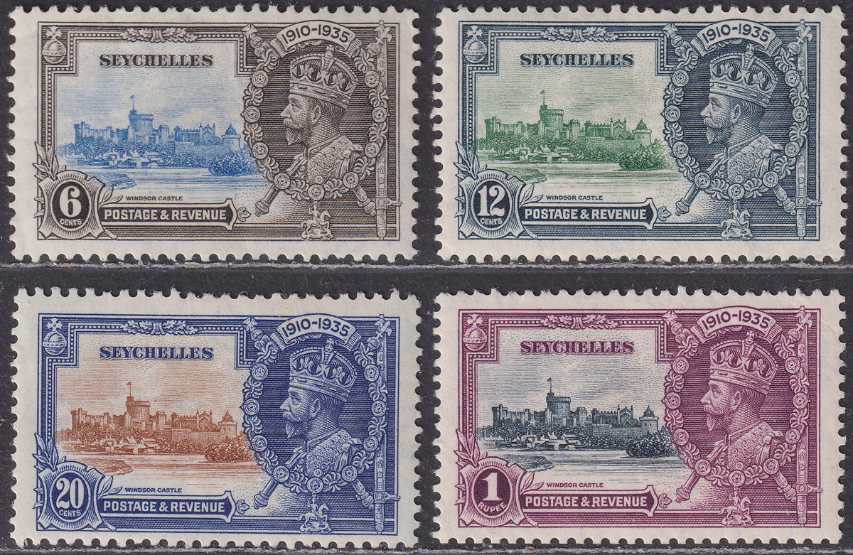 Seychelles 1935 KGV Silver Jubilee Set Mint SG128-131 cat £18