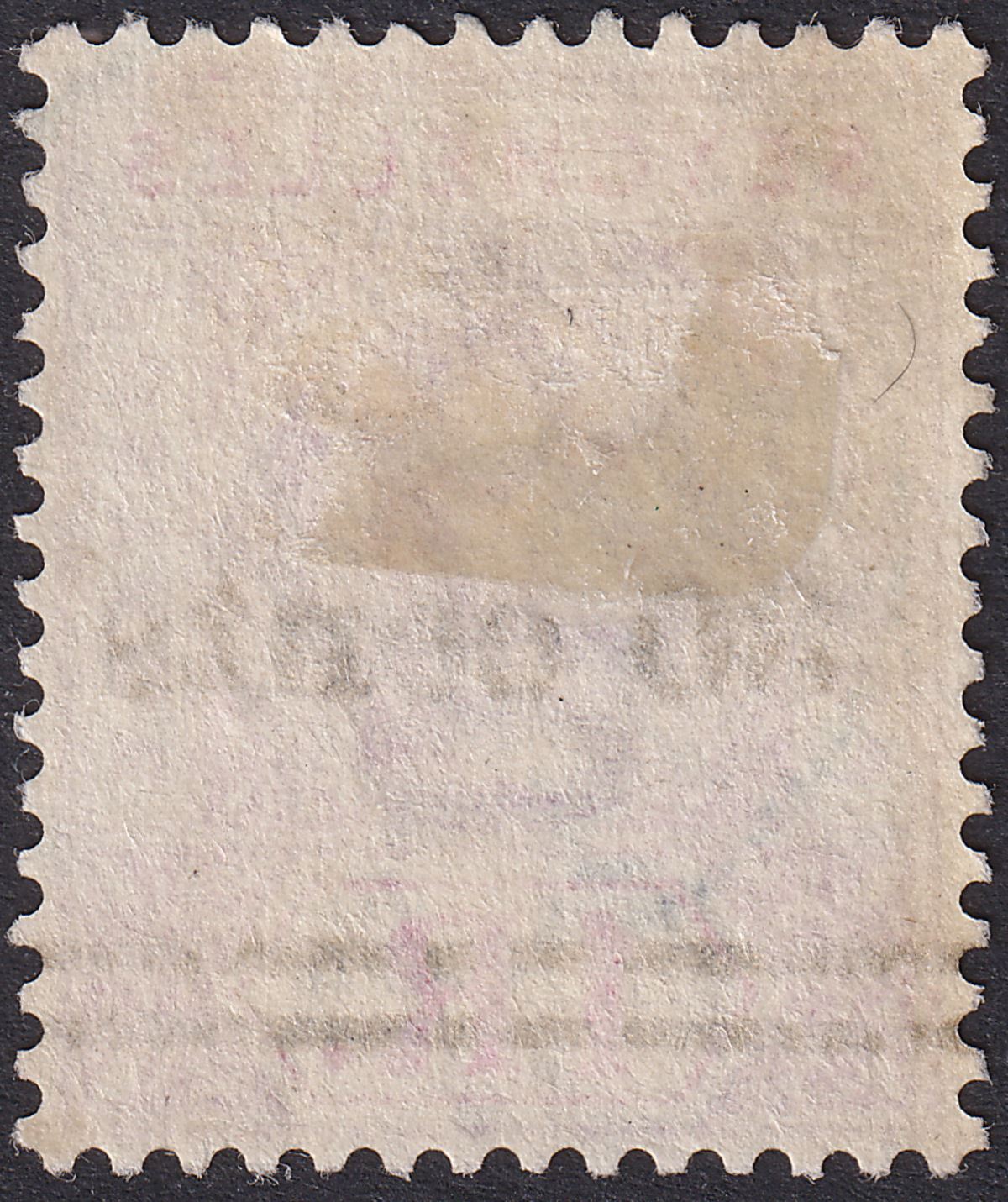 Seychelles 1902 QV 30c Surcharge on 1r Bright Mauve + Deep Red Used SG43 cat £50