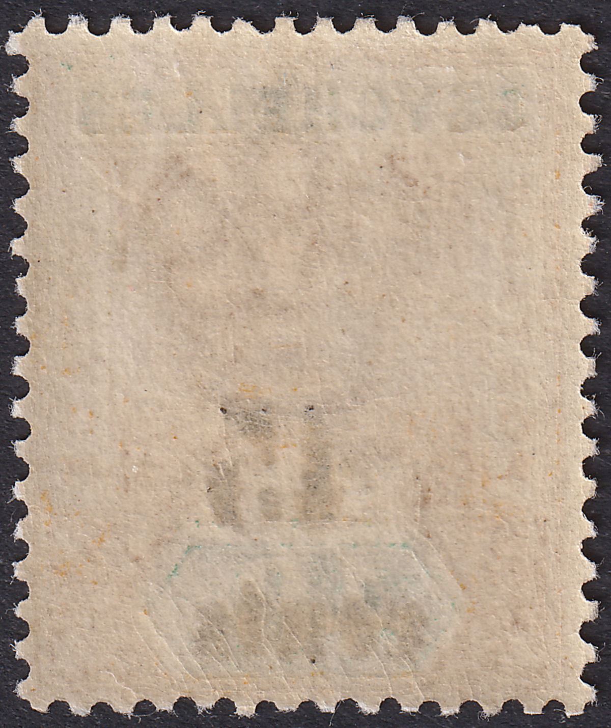 Seychelles 1893 QV 45c Surcharge on 48c Ochre and Green Mint SG20 cat £40