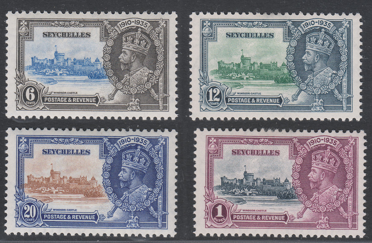 Seychelles 1935 KGV Silver Jubilee Set Mint SG128-131 cat £18