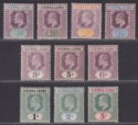 Click for more photos and details Sierra Leone 1904-05 King Edward VII Part Set to 5sh Mint