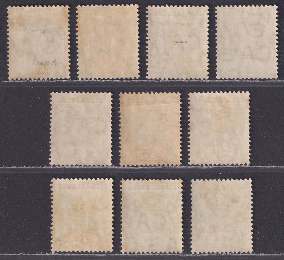 Sierra Leone 1904-05 King Edward VII Part Set to 5sh Mint