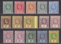 Click for more photos and details Sierra Leone 1907 King Edward VII Set to 5sh Mint SG99-110