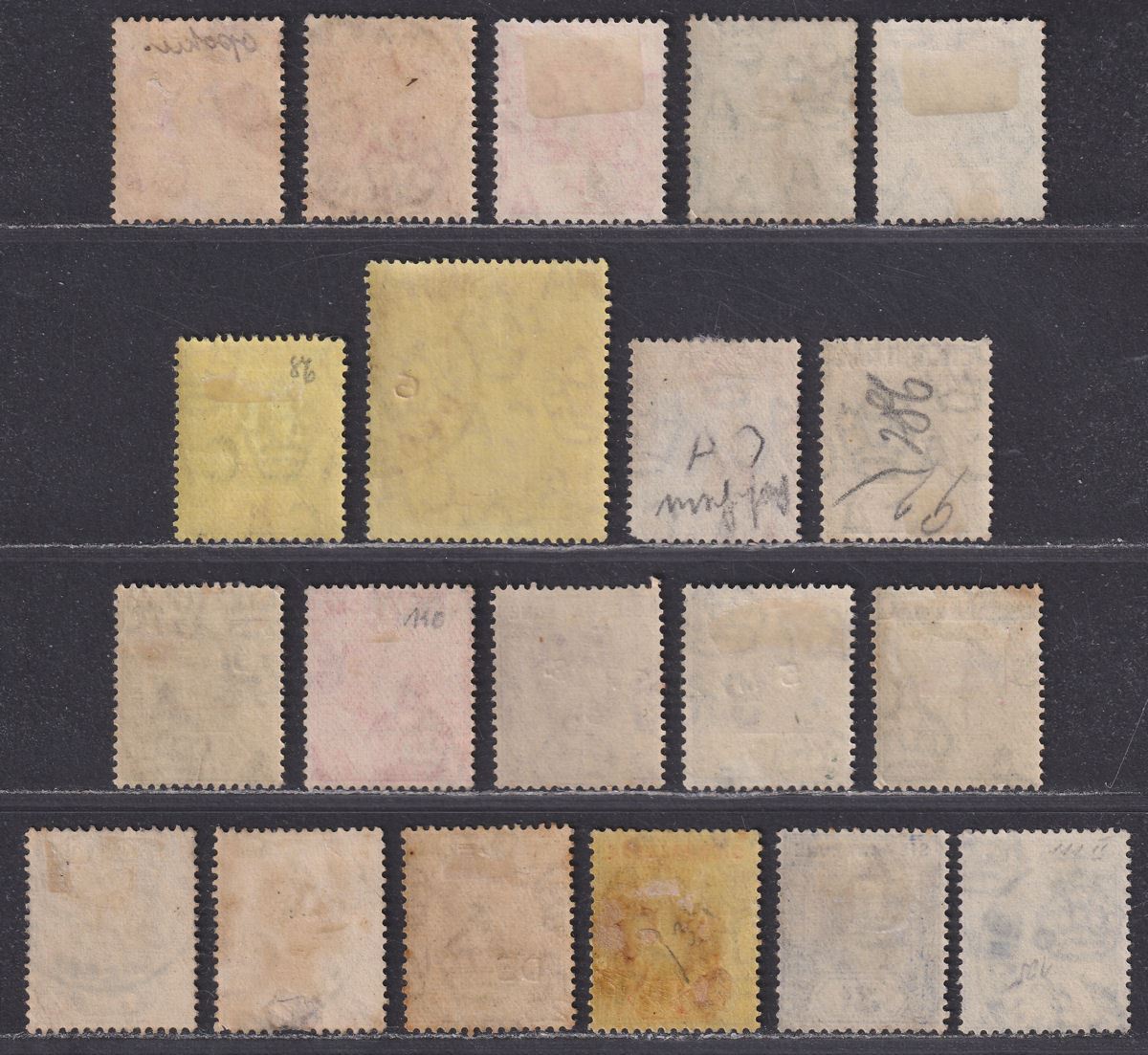 Sierra Leone 1912-27 King George V Selection to 9d Used
