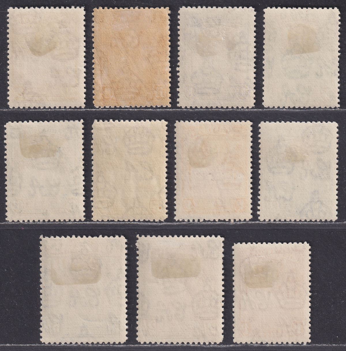 Sierra Leone 1932 KGV Rice Field Set to 5sh Mint SG155-165