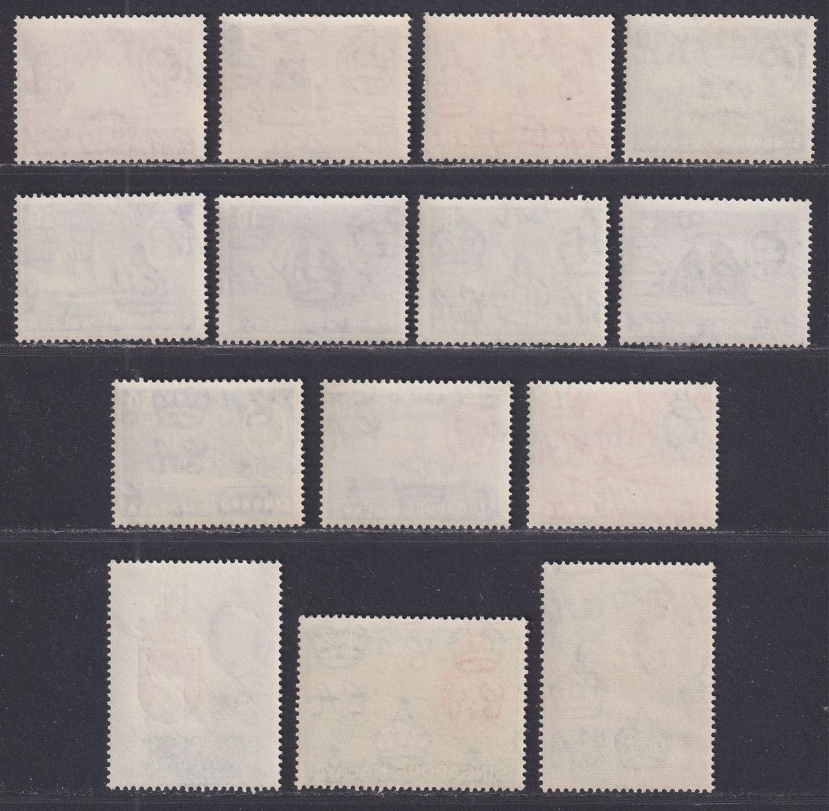 Singapore 1955 Queen Elizabeth II Part Set to $5 Mint cat £145