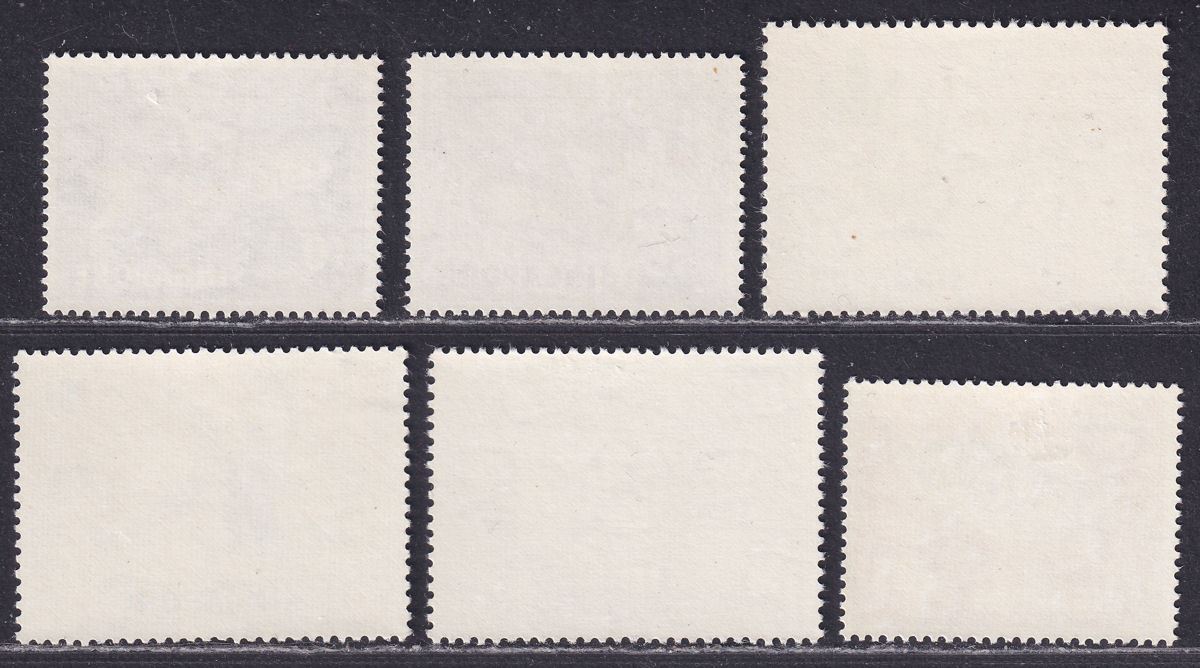 Singapore 1966 wmk Sideways Set Mint SG83-88 cat £40