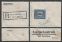 Solomon Islands 1910 Small Canoe 2sh on Registered Cover SG15