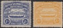 Click for more photos and details British Solomon Islands 1907 KEVII Large Canoe 2d, 2½d Mint SG3-4 cat £80