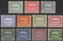 Click for more photos and details British Solomon Islands 1908-11 KEVII Small Canoe Set Mint SG8-17 cat £225