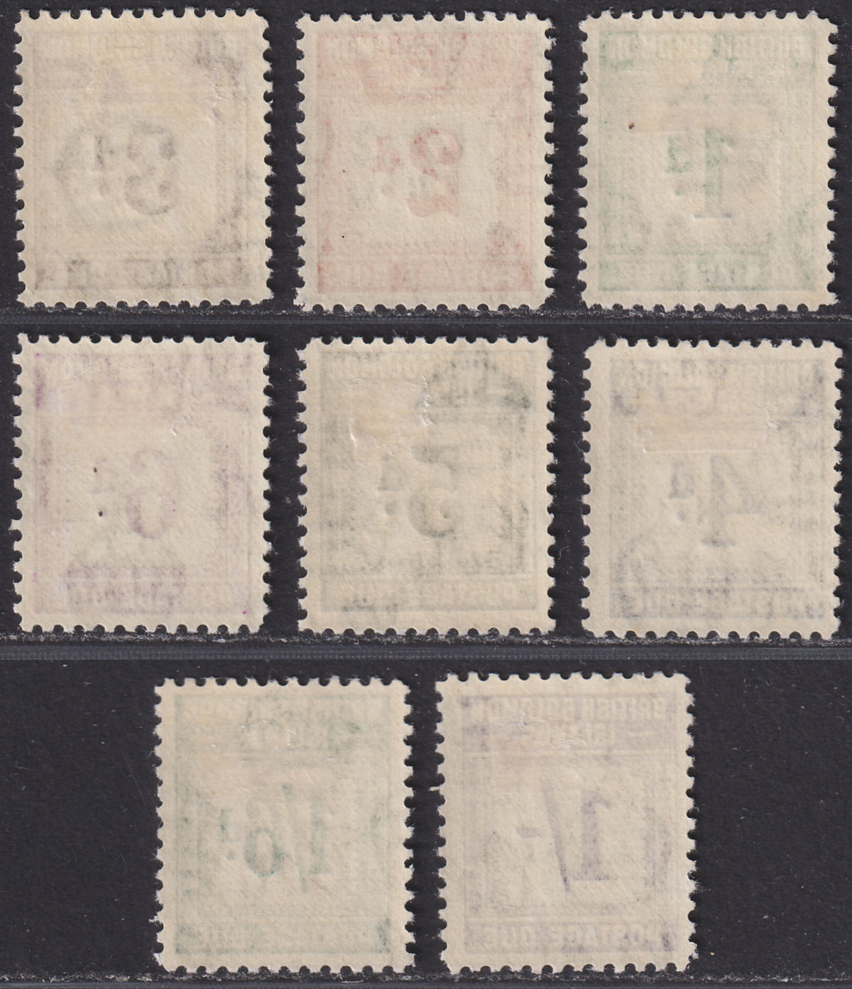 British Solomon Islands 1940 KGVI Postage Due Set Mint SG D1-D8 cat £95