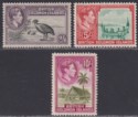 British Solomon Islands 1939 KGVI 2sh6d, 5sh, 10sh Mint SG70-72 cat £80