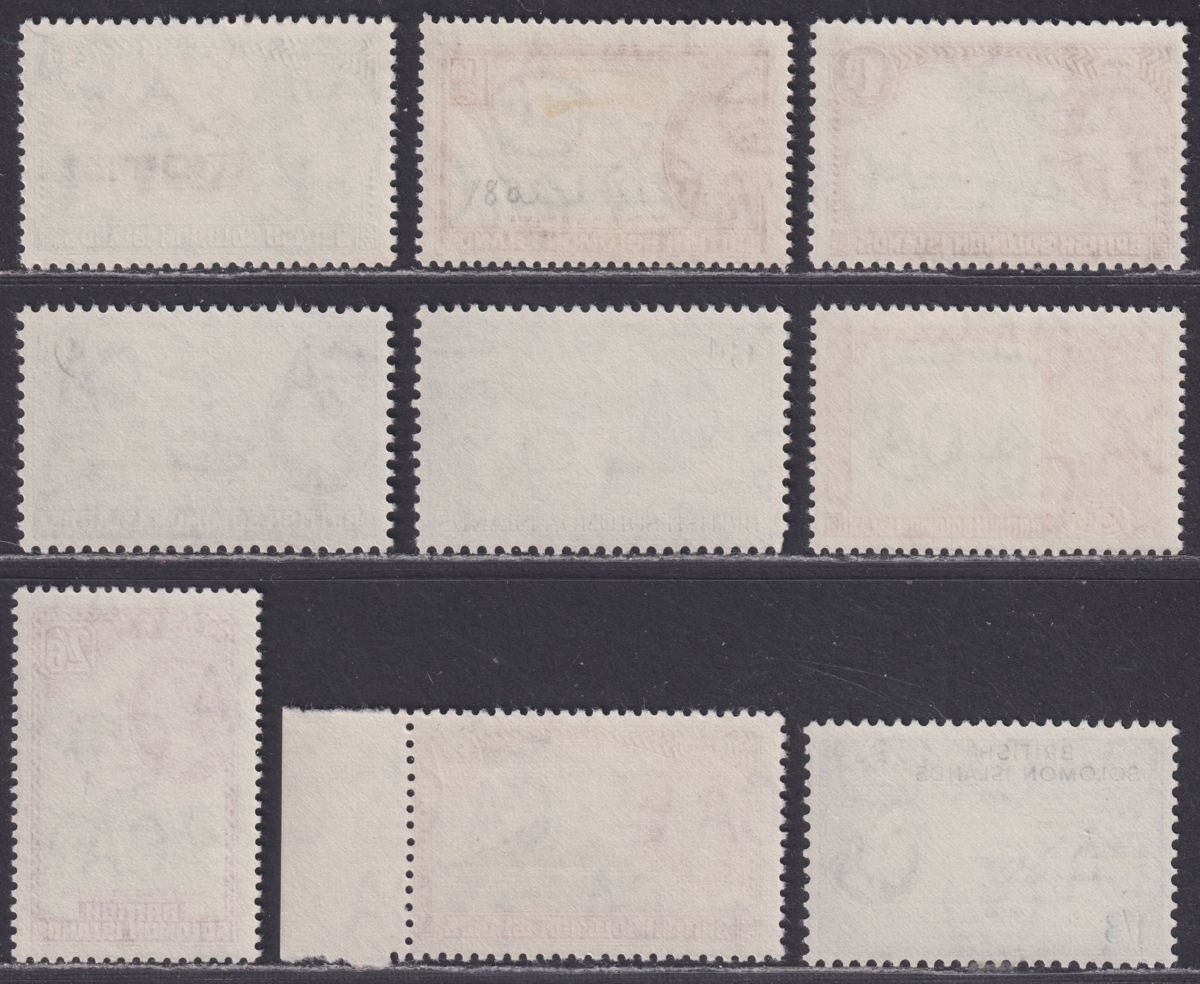 British Solomon Islands 1956-63 QEII Part Set to 2sh6d Mint