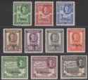 Click for more photos and details Somaliland Protectorate 1951 KGVI Surcharge Set Mint SG125-135 cat £55