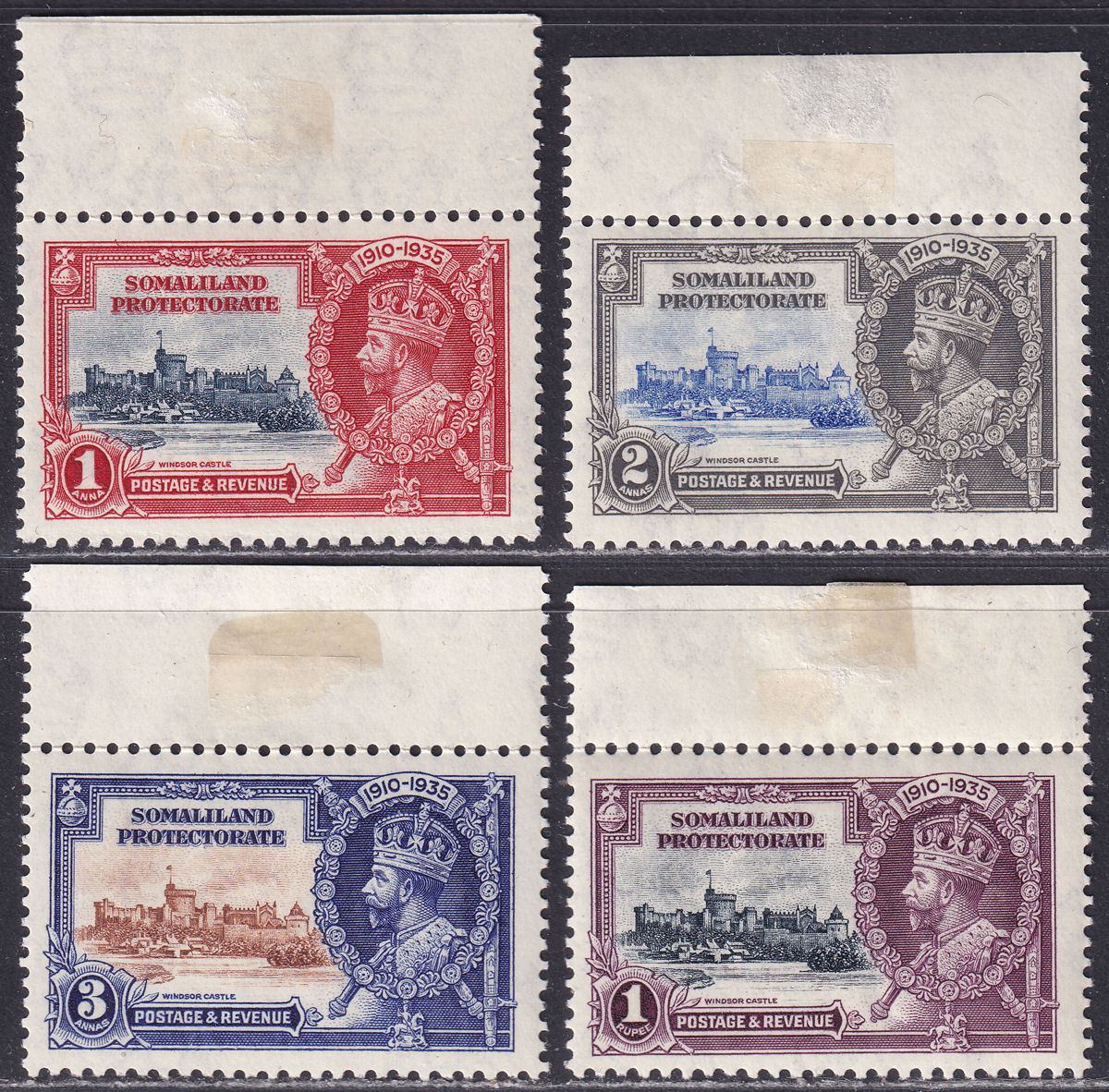 Somaliland Protectorate 1935 KGV Silver Jubilee Set Mint SG86-89 cat £19