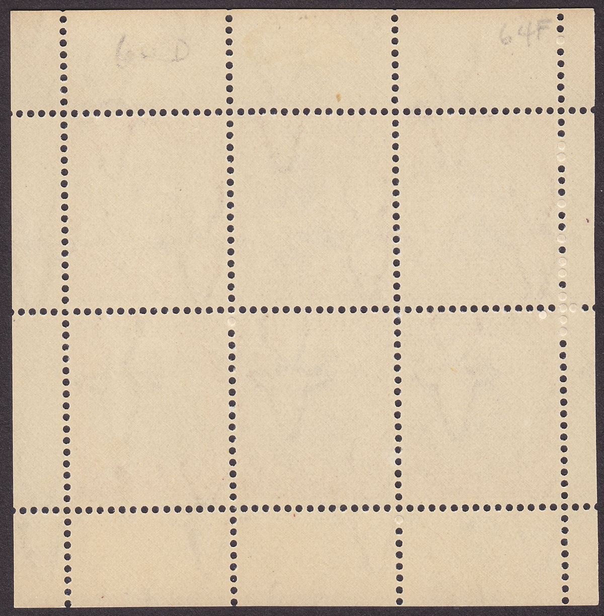 South Africa 1937 KGV Dromedaris 1d Booklet Pane of 6 Mint SG56f cat £38