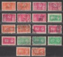 Click for more photos and details South Africa 1943 KGVI Revenue Reduced Size Part Set to £5 Used Fiscal