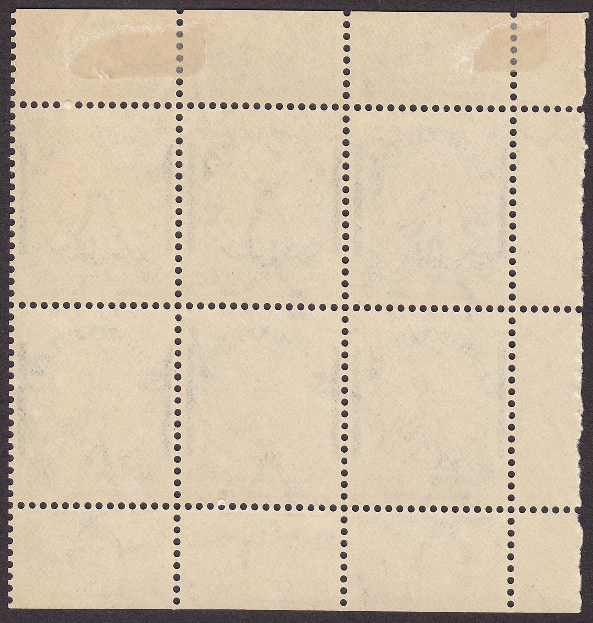 South Africa 1935 KGV Springbok ½d Booklet Pane with Adverts Mint SG54c cat £32