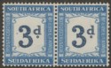 Click for more photos and details South Africa 1935 KGV Postage Due 3d Pair Mint SG D28