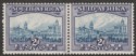 Click for more photos and details South Africa 1938 KGVI Union Buildings 2d Blue and Violet Pair Mint SG58