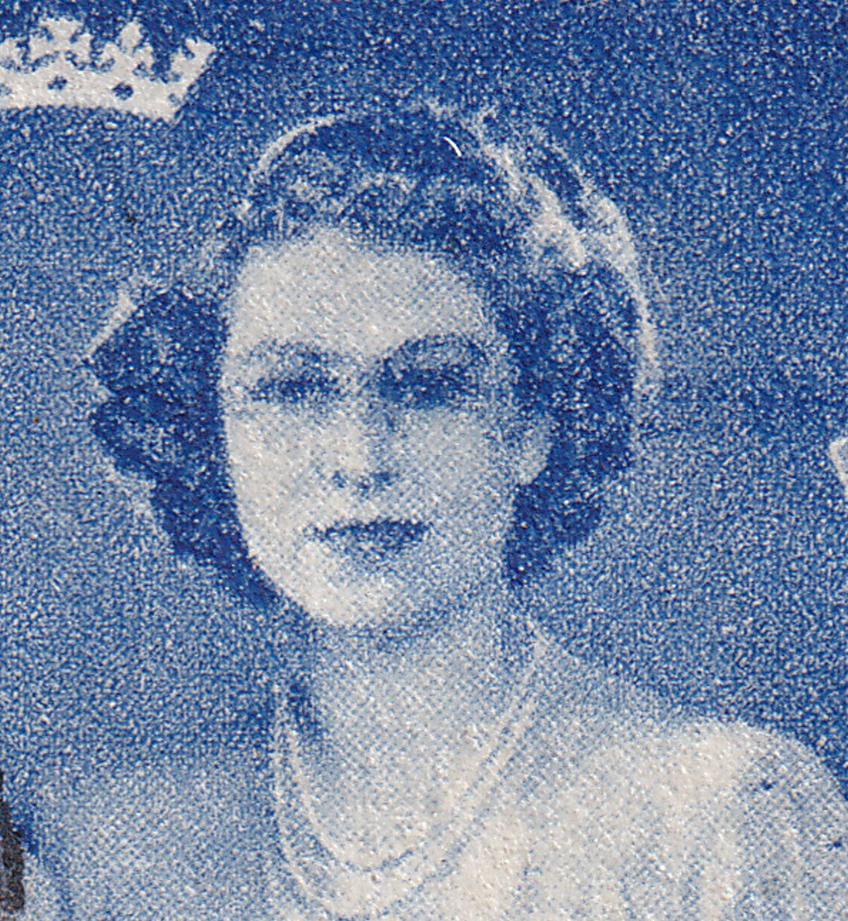 South Africa 1947 KGVI Royal Visit 3d Pr Used Black-eyed Pincess Variety SG113a