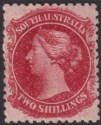 South Australia 1869 QV 2sh Carmine perf 11½-12½ Mint SG87 cat £190 toned gum