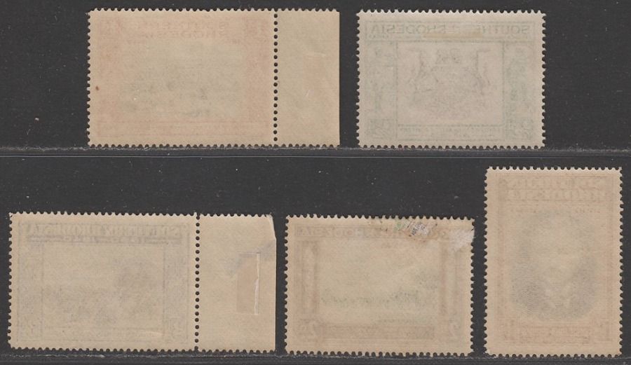 Southern Rhodesia 1940 KGVI BSAC Golden Jubilee Set to 3d Mint SG53-57