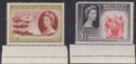 Click for more photos and details Southern Rhodesia 1953 QEII 10sh, £1 Imprints Mint SG90-91 cat £65