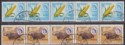 Click for more photos and details Southern Rhodesia 1964 QEII ½d, 1d Coil Join Strips of 5 Used SG92-93