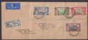 Click for more photos and details Southern Rhodesia 1937 KGVI Coronation Regd First Day Cover BULAWAYO to UK