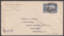 Click for more photos and details Southern Rhodesia 1941 KGVI 3d Used on Mission Cover BULAWAYO to USA Censor Mark
