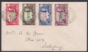 Click for more photos and details Southern Rhodesia 1935 KGV Silver Jubilee First Day Cover with BROMLEY Postmarks