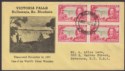 Click for more photos and details Southern Rhodesia 1935 KGV Silver Jubilee 1d x 4 Block Used Victoria Falls Cover