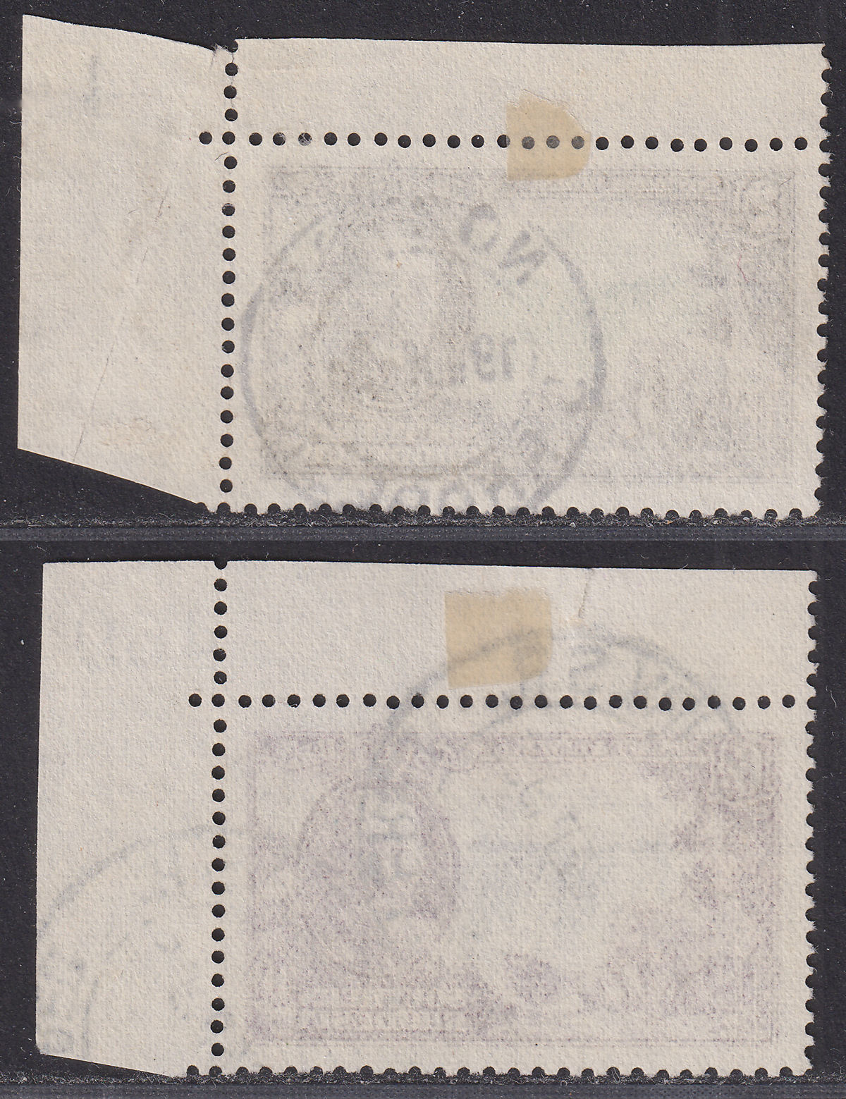 Southern Rhodesia 1935 KGV Silver Jubilee Sheet No 2d, 6d Used SG32 SG34 cat £36