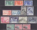 Click for more photos and details St Helena 1937-49 KGVI Selection Mint inc Coronation, RSW, Victory, UPU