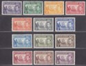 Click for more photos and details St Helena 1938-44 King George VI Badge Part Set to 10sh Mostly Mint