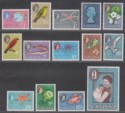 Click for more photos and details St Helena 1961 Queen Elizabeth II Set Mint SG176-189 cat £60