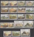 Click for more photos and details St Helena 1976-82 QEII Aquatints + Lithographs Sets Mint SG319A-331B