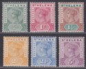 Click for more photos and details St Helena 1890-97 Queen Victoria Set to 5d Mint SG46-51