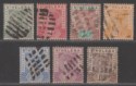 Click for more photos and details St Helena 1890-97 Queen Victoria Set Used SG46-52 cat £140 with barred corks
