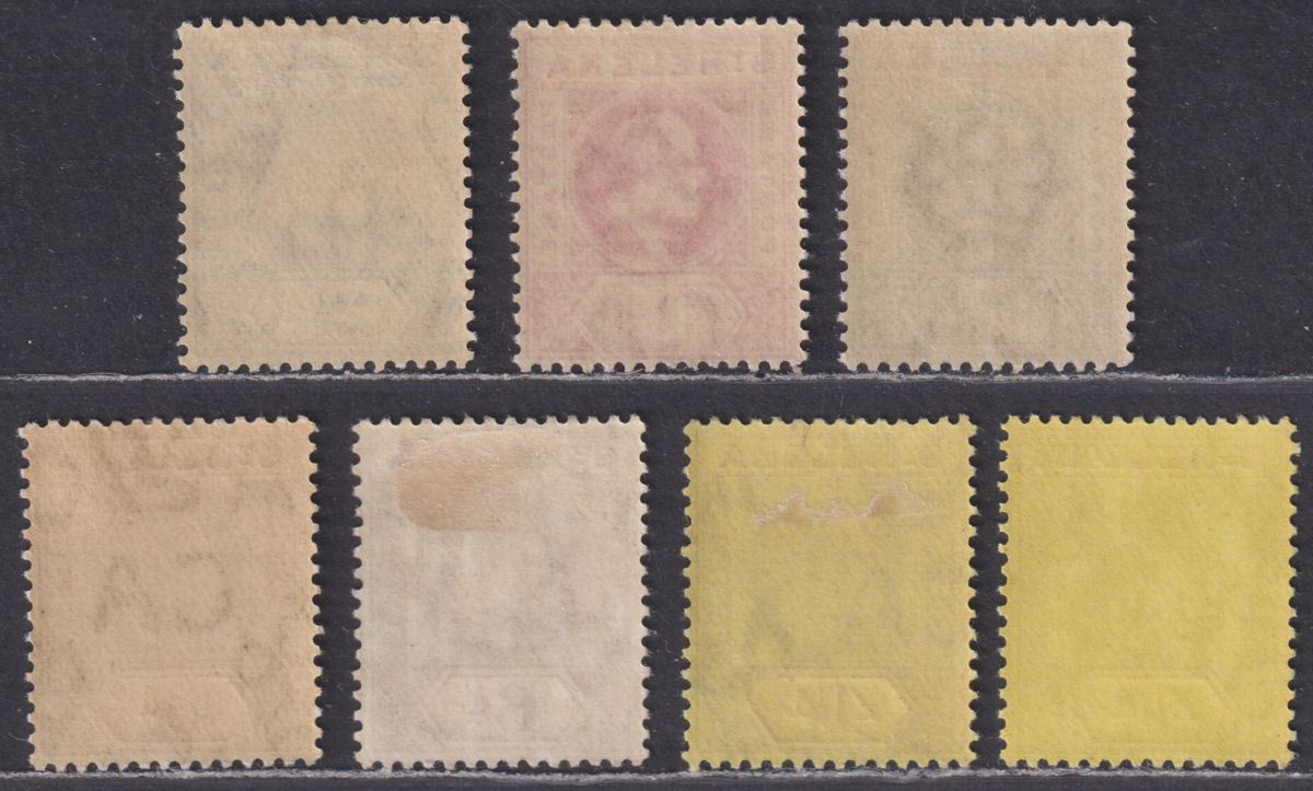 St Helena 1902-11 King Edward VII Selection to 6d Mint cat £100