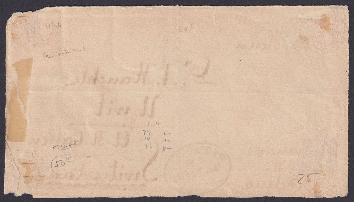 St Helena 1902 QV 3d 2d + ½d Regd Front - Switzerland w Head Office Censor Mark