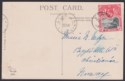 Click for more photos and details St Helena 1907 KEVII 1d Used on Longwood Thorpe Picture Postcard to Norway