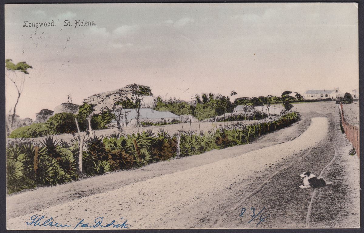 St Helena 1907 KEVII 1d Used on Longwood Thorpe Picture Postcard to Norway
