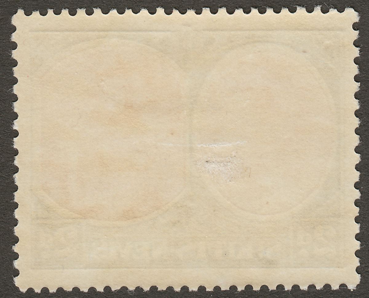 St Kitts-Nevis 1941 KGVI 2d Carmine and Deep Grey p13x12 Chalky Mint SG71a
